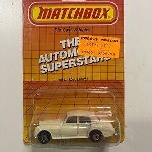 Matchbox Die-Cast Rolls Royce Toy Car - White